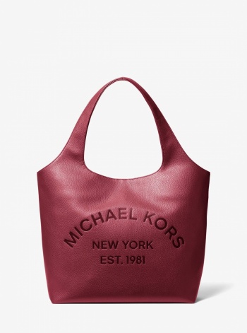 Michael Kors Mens Cooper Small Logo Embossed Tote Bag