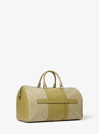 Michael Kors Mens Cooper Signature Logo Duffel Bag