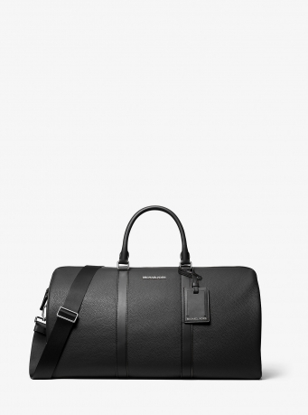 Michael Kors Mens Cooper Pebbled Leather Duffel Bag