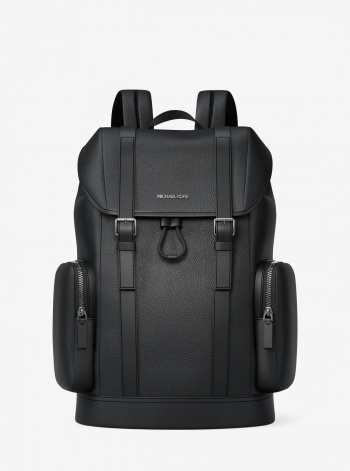 Michael Kors Mens Cooper Pebbled Leather Backpack