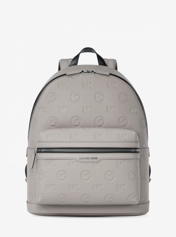 Michael Kors Mens Cooper Medium Logo Debossed Dome Backpack