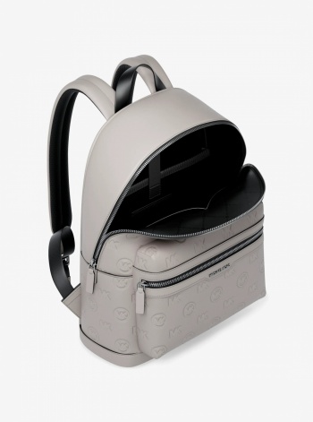 Michael Kors Mens Cooper Medium Logo Debossed Dome Backpack