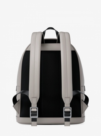 Michael Kors Mens Cooper Medium Logo Debossed Dome Backpack