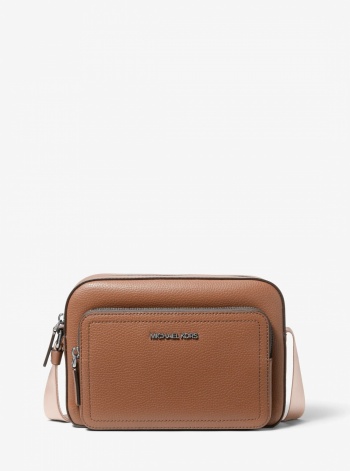 Michael Kors Mens Cooper Pebbled Leather Flight Bag