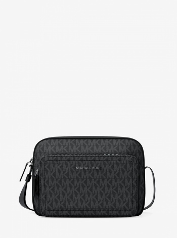 Michael Kors Mens Cooper Signature Logo Flight Bag
