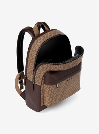 Michael Kors Mens Pacey Medium Signature Logo Backpack