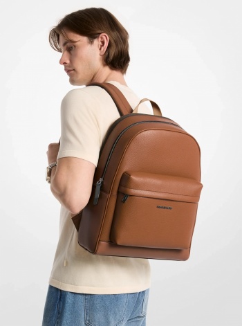 Michael Kors Mens Pacey Leather Backpack