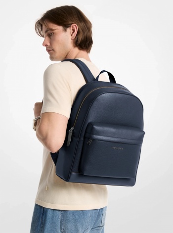 Michael Kors Mens Pacey Leather Backpack