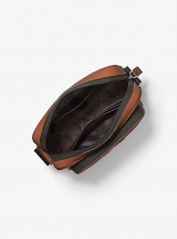 Michael Kors Mens Cooper Pebbled Leather Camera Bag