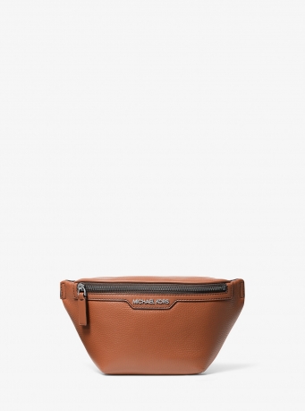 Michael Kors Mens Cooper Small Leather Sling Pack