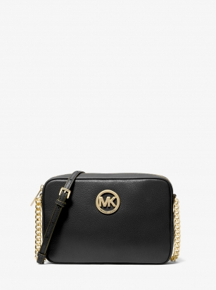 MICHAEL Michael Kors Fulton Large Pebbled Leather Camera Bag