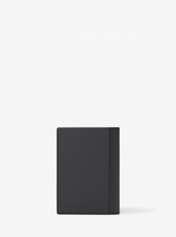 Michael Kors Mens Hudson Pebbled Leather Folio Card Case