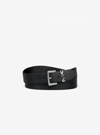 Michael Kors Mens Pebbled Leather Belt