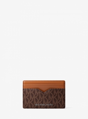 Michael Kors Mens Hudson Signature Logo Card Case