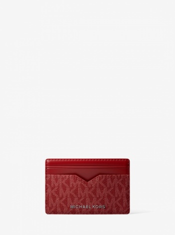 Michael Kors Mens Hudson Signature Logo Card Case