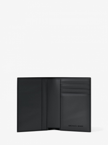 Michael Kors Mens Hudson Signature Logo Folio Card Case