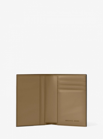 Michael Kors Mens Hudson Signature Logo Folio Card Case