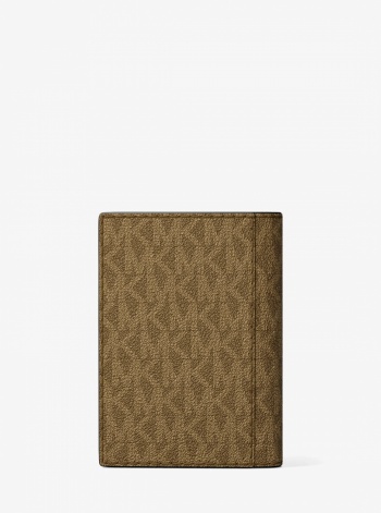 Michael Kors Mens Hudson Signature Logo Folio Card Case