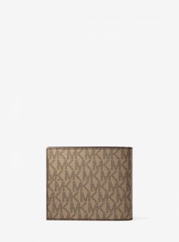 Michael Kors Mens Harrison Logo Billfold Wallet With Passcase