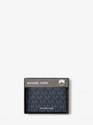 Michael Kors Mens Harrison Logo Billfold Wallet With Passcase