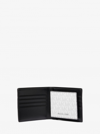 Michael Kors Mens Harrison Logo Billfold Wallet With Passcase