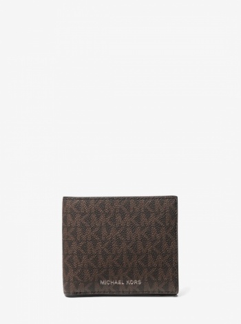 Michael Kors Mens Hudson Signature Logo Billfold Wallet
