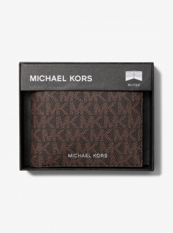 Michael Kors Mens Hudson Signature Logo Billfold Wallet