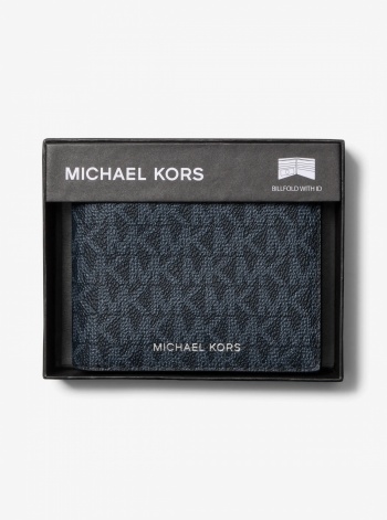Michael Kors Mens Hudson Signature Logo Billfold Wallet