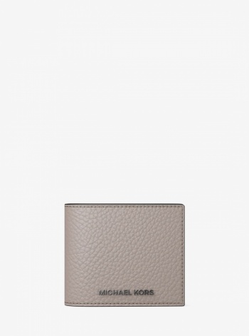 Michael Kors Mens Hudson Pebbled Leather Billfold Wallet