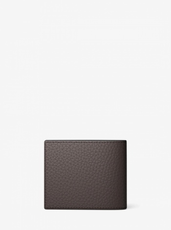 Michael Kors Mens Hudson Pebbled Leather Billfold Wallet