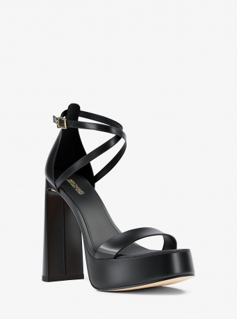 Michael Kors Cami Leather Platform Sandal