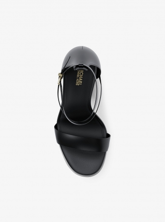 Michael Kors Cami Leather Platform Sandal
