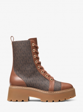 MICHAEL Michael Kors Blake Signature Logo and Leather Boot