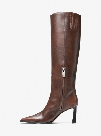 MICHAEL Michael Kors Darrah Burnished Leather Boot
