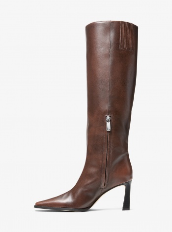 Michael Kors Darrah Burnished Leather Boot
