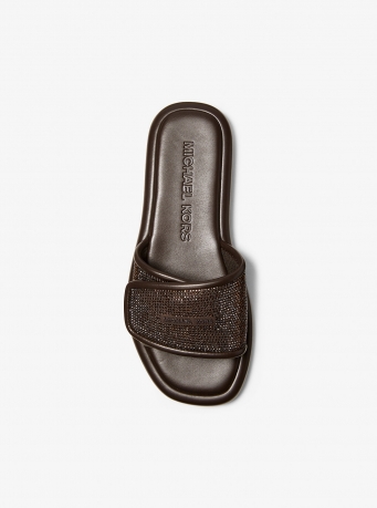 MICHAEL Michael Kors Suki Embellished Slide Sandal