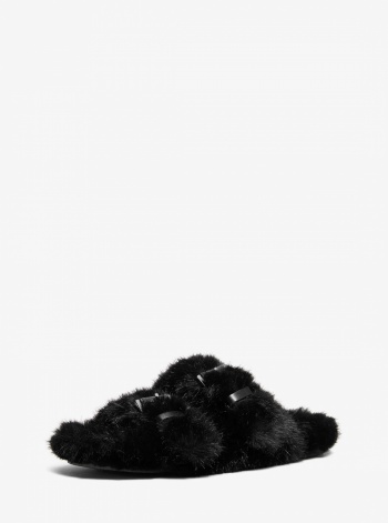 Michael Kors Byers Faux Fur Slide Sandal