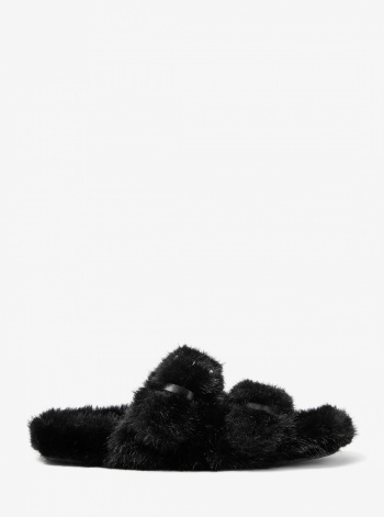 Michael Kors Byers Faux Fur Slide Sandal