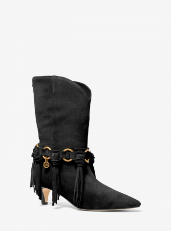 Michael Kors Daniela Fringe Suede Boot