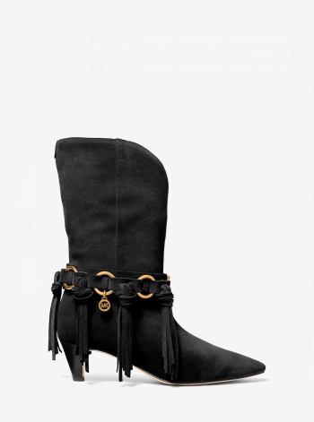 Michael Kors Daniela Fringe Suede Boot