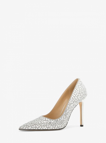 Michael Kors Elyse Embellished Metallic Pump