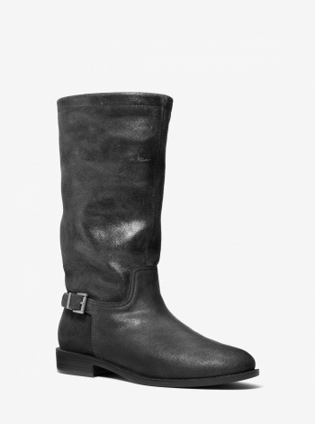 Michael Kors Harleigh Distressed Leather Boot