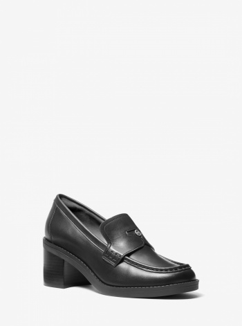Michael Kors Jennings Leather Loafer Pump