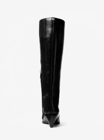 Michael Kors Jayla Crinkled Leather Boot
