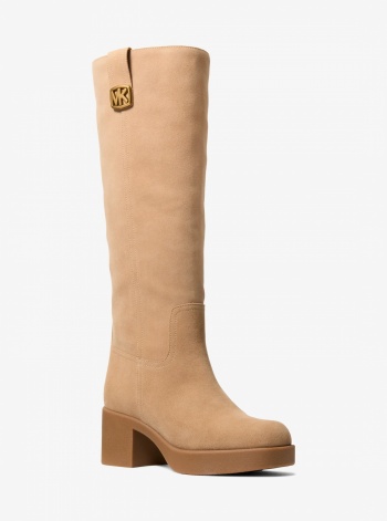Michael Kors Bryant Suede Platform Boot