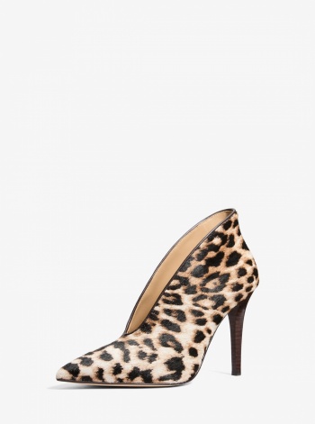 Michael Kors Tonya Leopard Print Calf Hair Pump