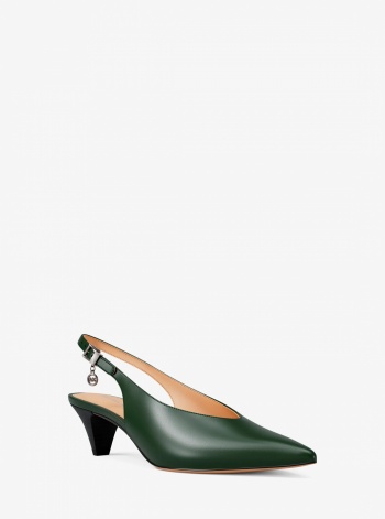 Michael Kors Tonya Leather Slingback Pump