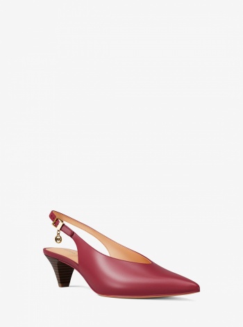 Michael Kors Tonya Leather Slingback Pump