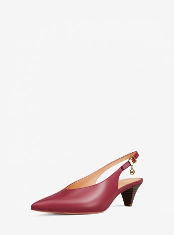 Michael Kors Tonya Leather Slingback Pump