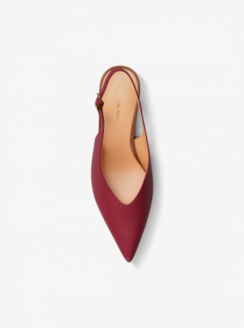 Michael Kors Tonya Leather Slingback Pump